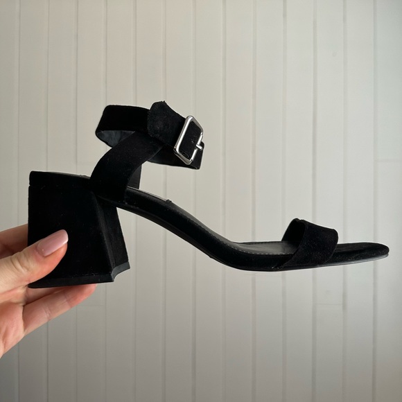 Steve Madden Block Heel with Ankle Strap - Picture 3 of 6